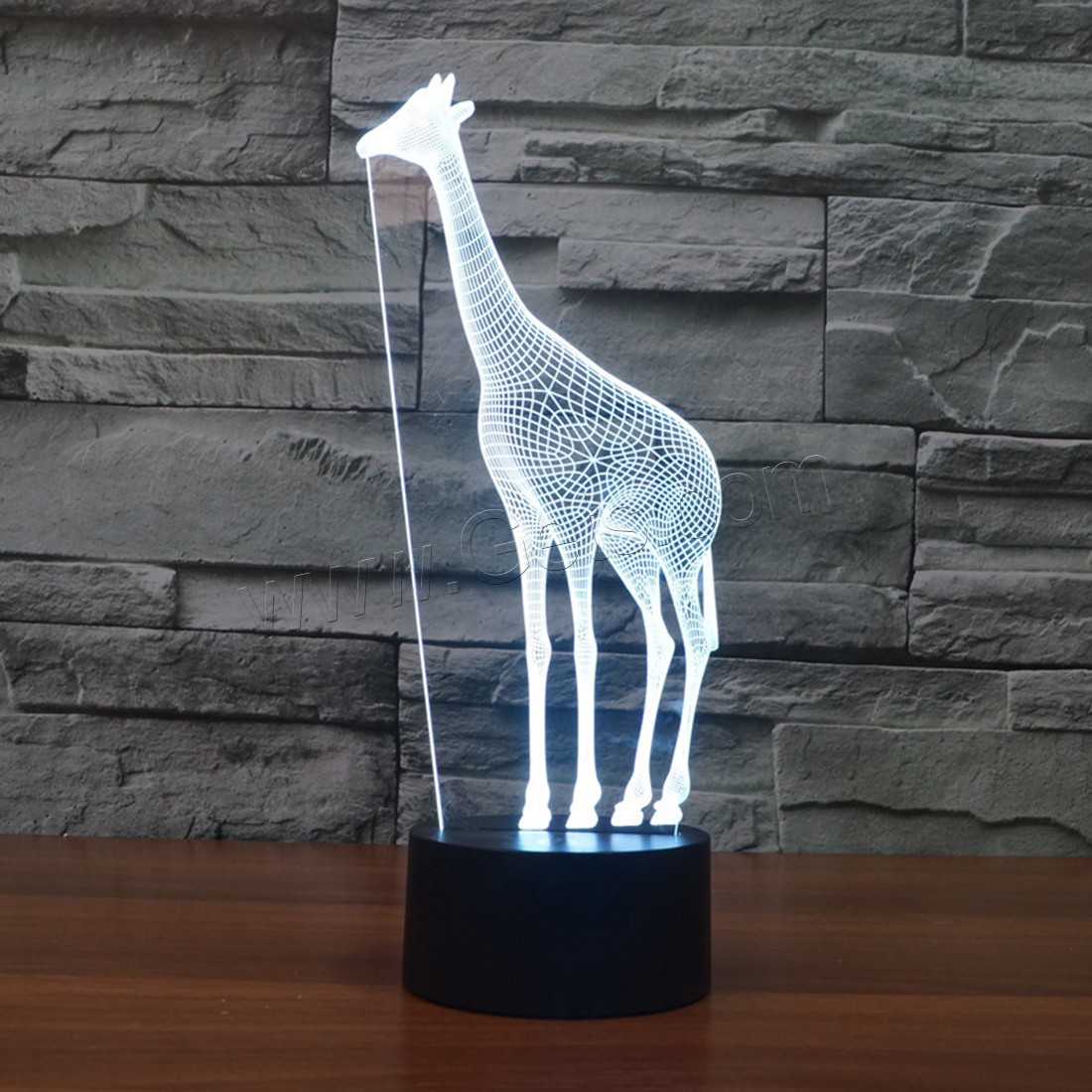 Acrylic Night Light, with ABS Plastic, Different Shape for Choice & with USB interface & with LED light & change color automaticly & different styles for choice, Sold By PC