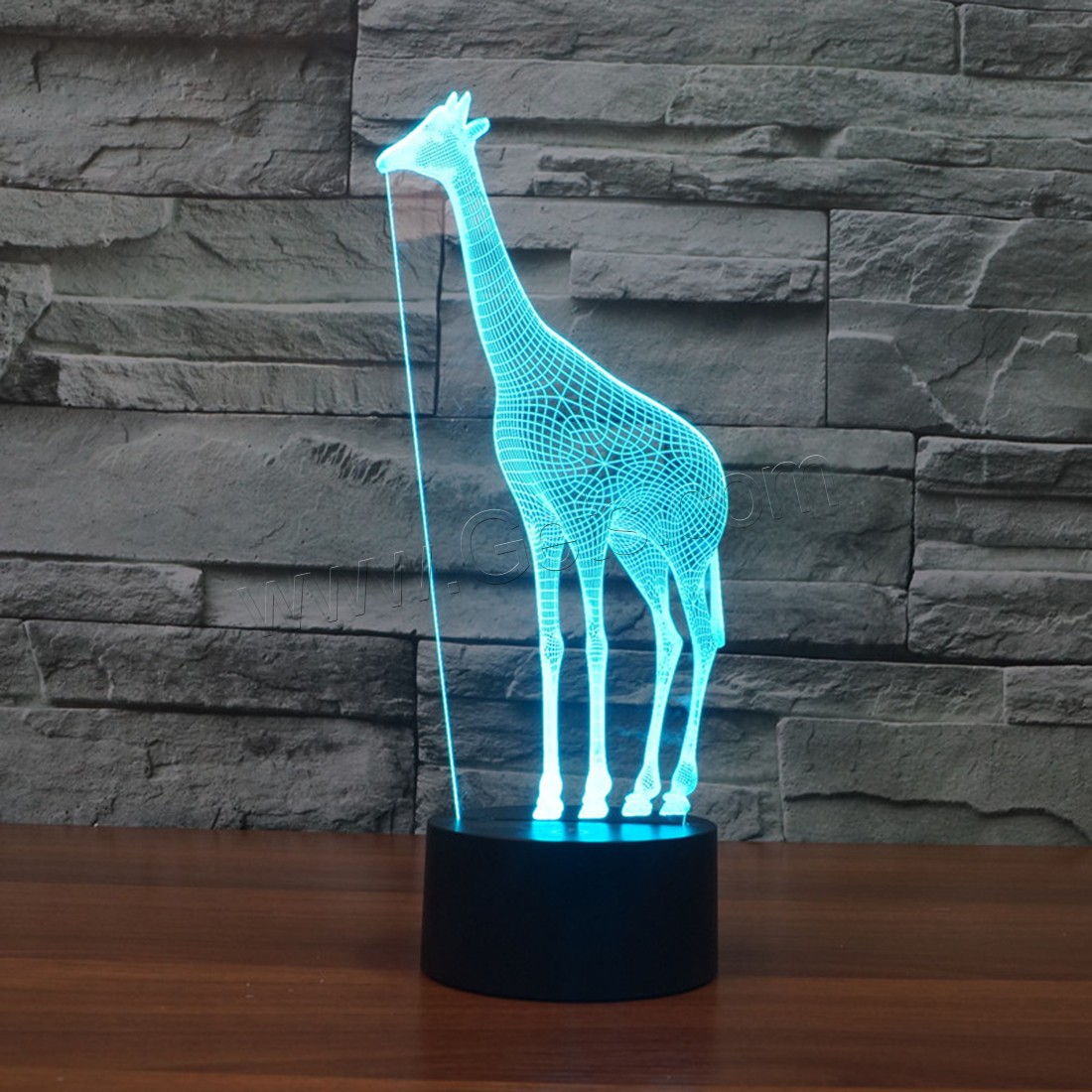 Acrylic Night Light, with ABS Plastic, Different Shape for Choice & with USB interface & with LED light & change color automaticly & different styles for choice, Sold By PC