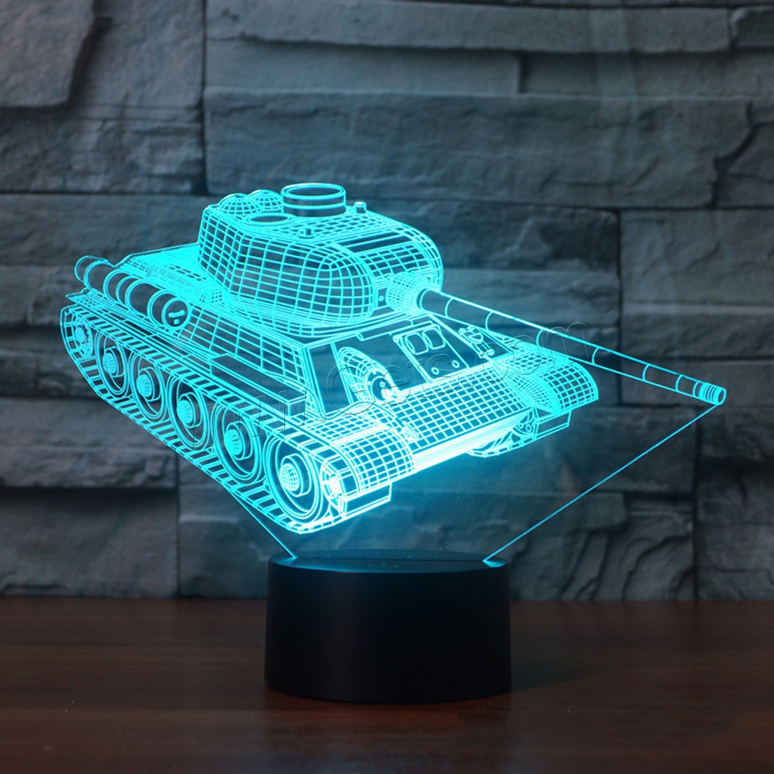 Acrylic Night Light, with ABS Plastic, Different Shape for Choice & with USB interface & with LED light & change color automaticly & different styles for choice, Sold By PC