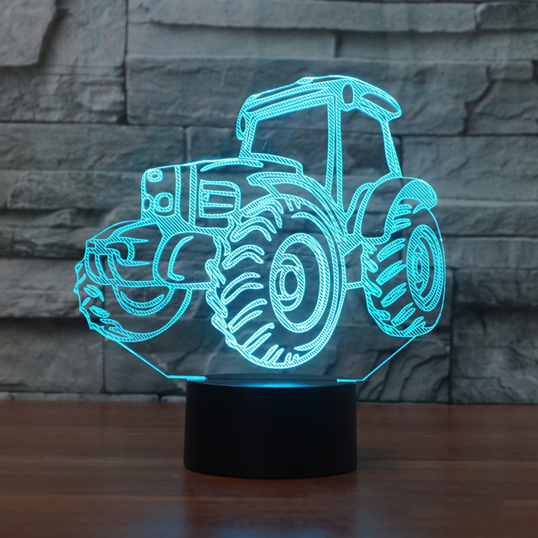 Acrylic Night Light, with ABS Plastic, Different Shape for Choice & with USB interface & with LED light & change color automaticly & different styles for choice, Sold By PC