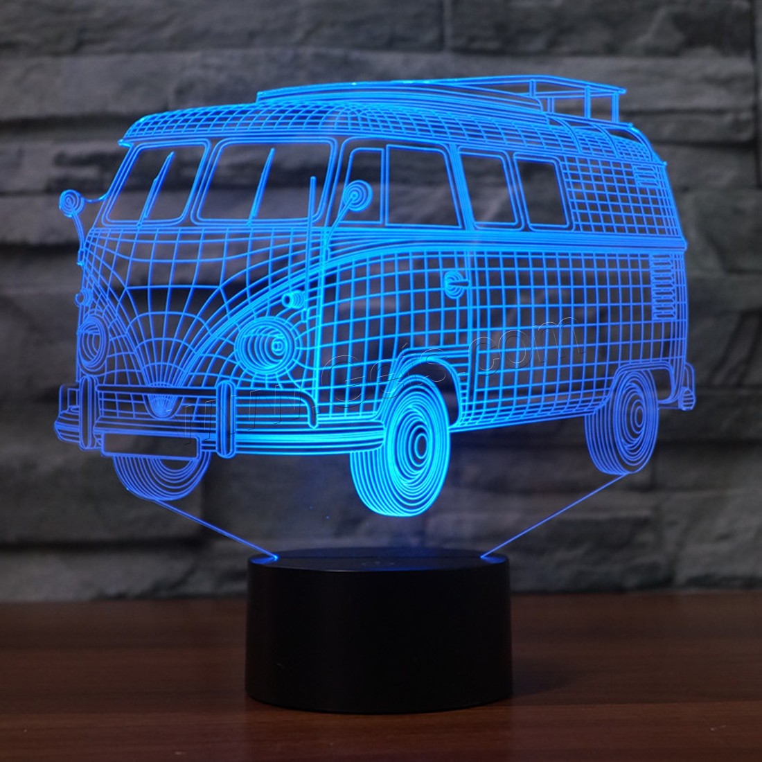 Acrylic Night Light, with ABS Plastic, Different Shape for Choice & with USB interface & with LED light & change color automaticly & different styles for choice, Sold By PC