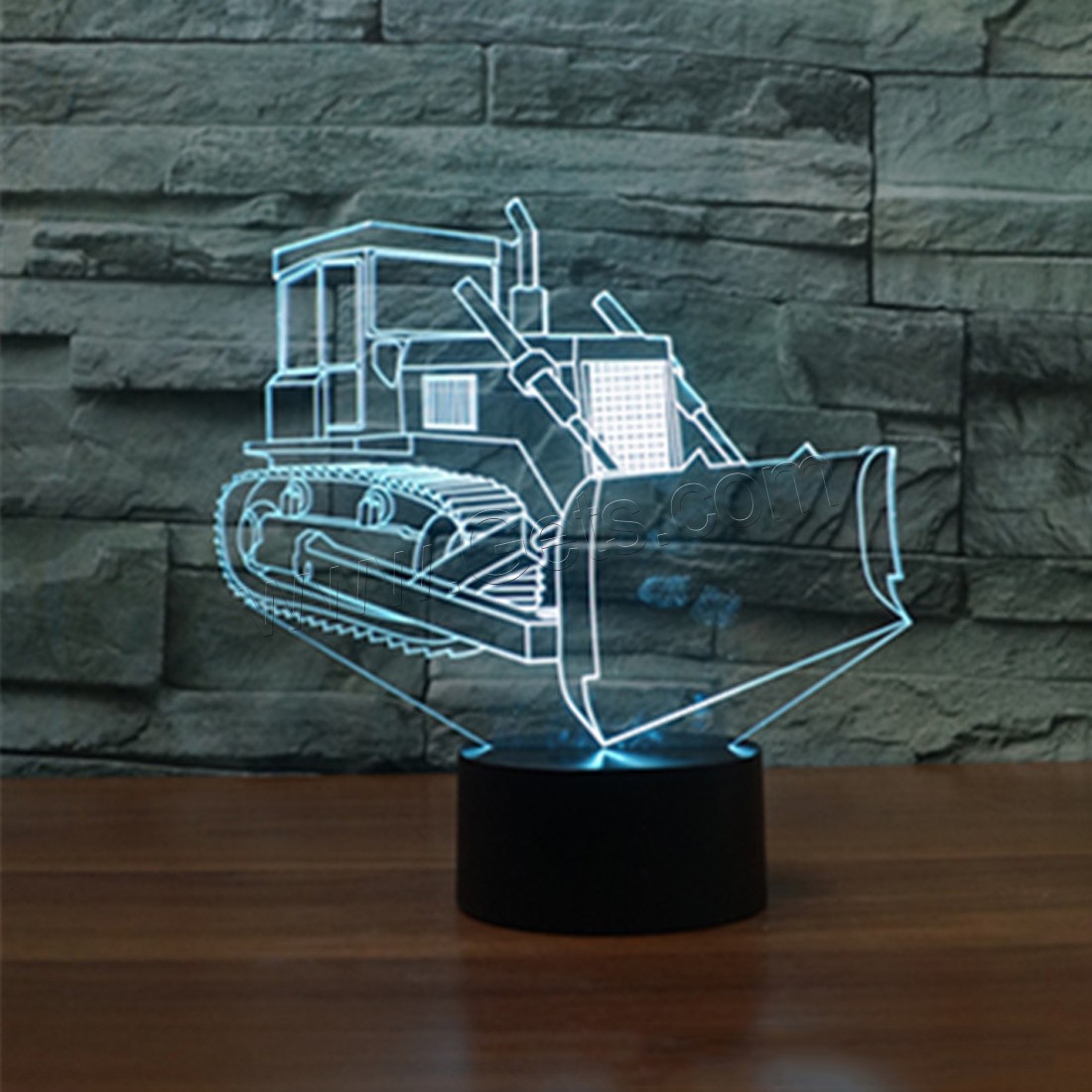 Acrylic Night Light, with ABS Plastic, Different Shape for Choice & with USB interface & with LED light & change color automaticly & different styles for choice, Sold By PC