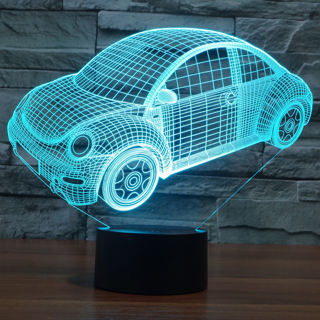 Acrylic Night Light, with ABS Plastic, Different Shape for Choice & with USB interface & with LED light & change color automaticly & different styles for choice, Sold By PC