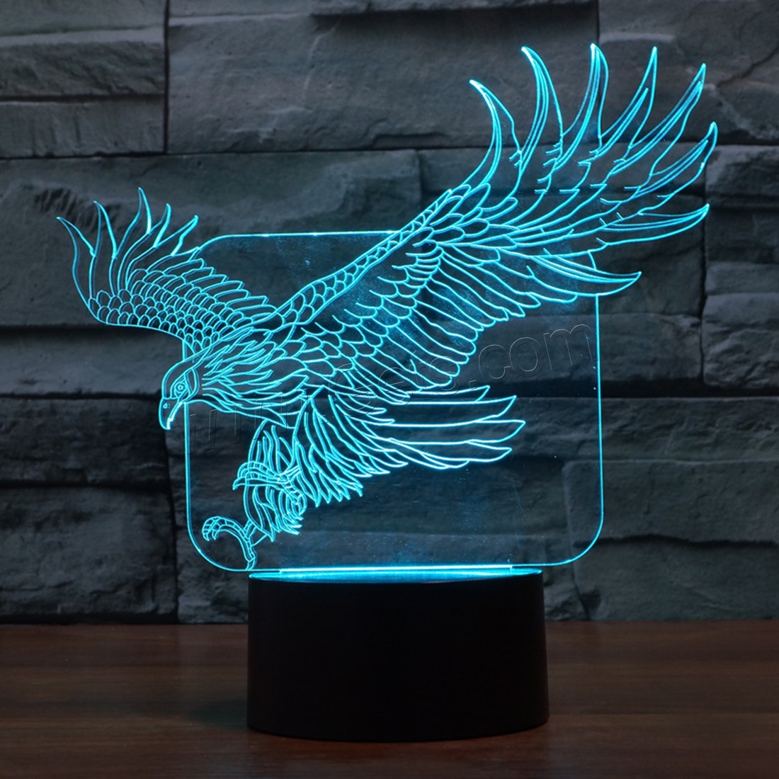 Acrylic Night Light, with ABS Plastic, Animal, Different Shape for Choice & with USB interface & with LED light & change color automaticly & different styles for choice, Sold By PC