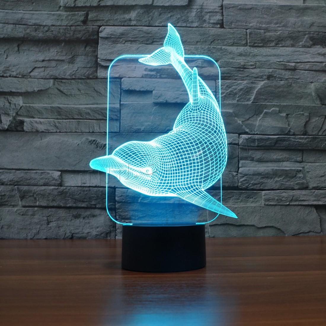 Acrylic Night Light, with ABS Plastic, Animal, Different Shape for Choice & with USB interface & with LED light & change color automaticly & different styles for choice, Sold By PC