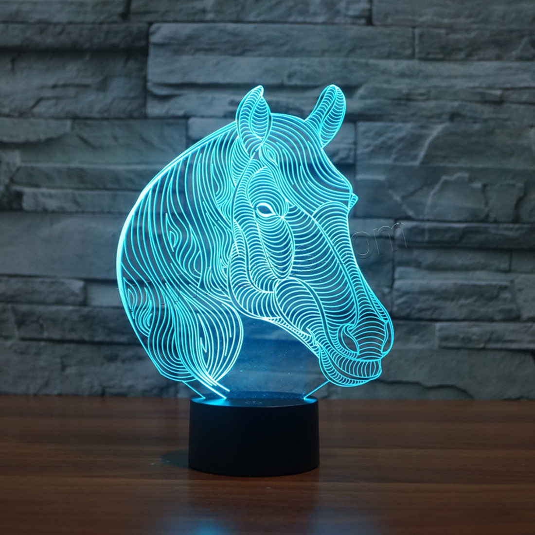 Acrylic Night Light, with ABS Plastic, Animal, Different Shape for Choice & with USB interface & with LED light & change color automaticly & different styles for choice, Sold By PC