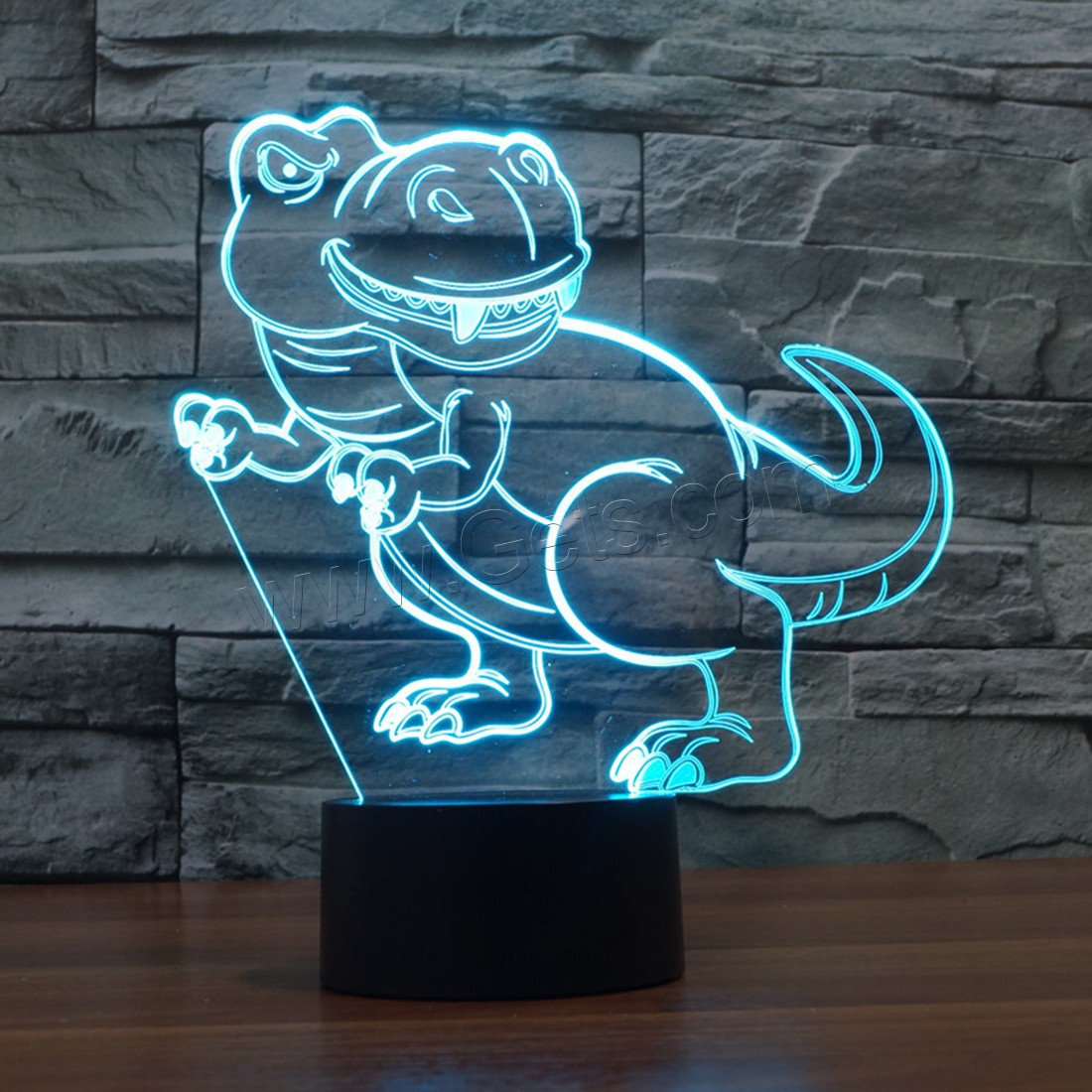 Acrylic Night Light, with ABS Plastic, Animal, Different Shape for Choice & with USB interface & with LED light & change color automaticly & different styles for choice, Sold By PC