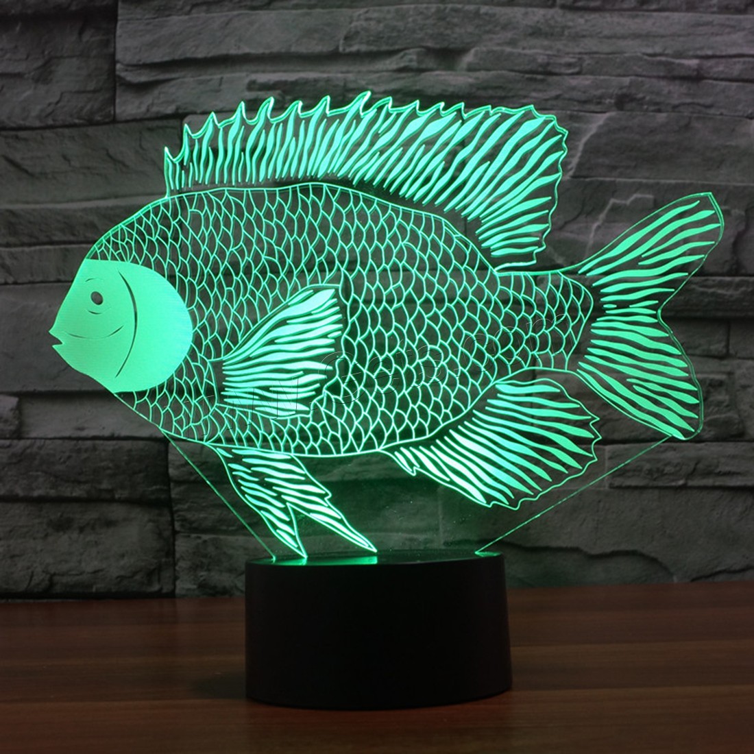 Acrylic Night Light, with ABS Plastic, Animal, Different Shape for Choice & with USB interface & with LED light & change color automaticly & different styles for choice, Sold By PC