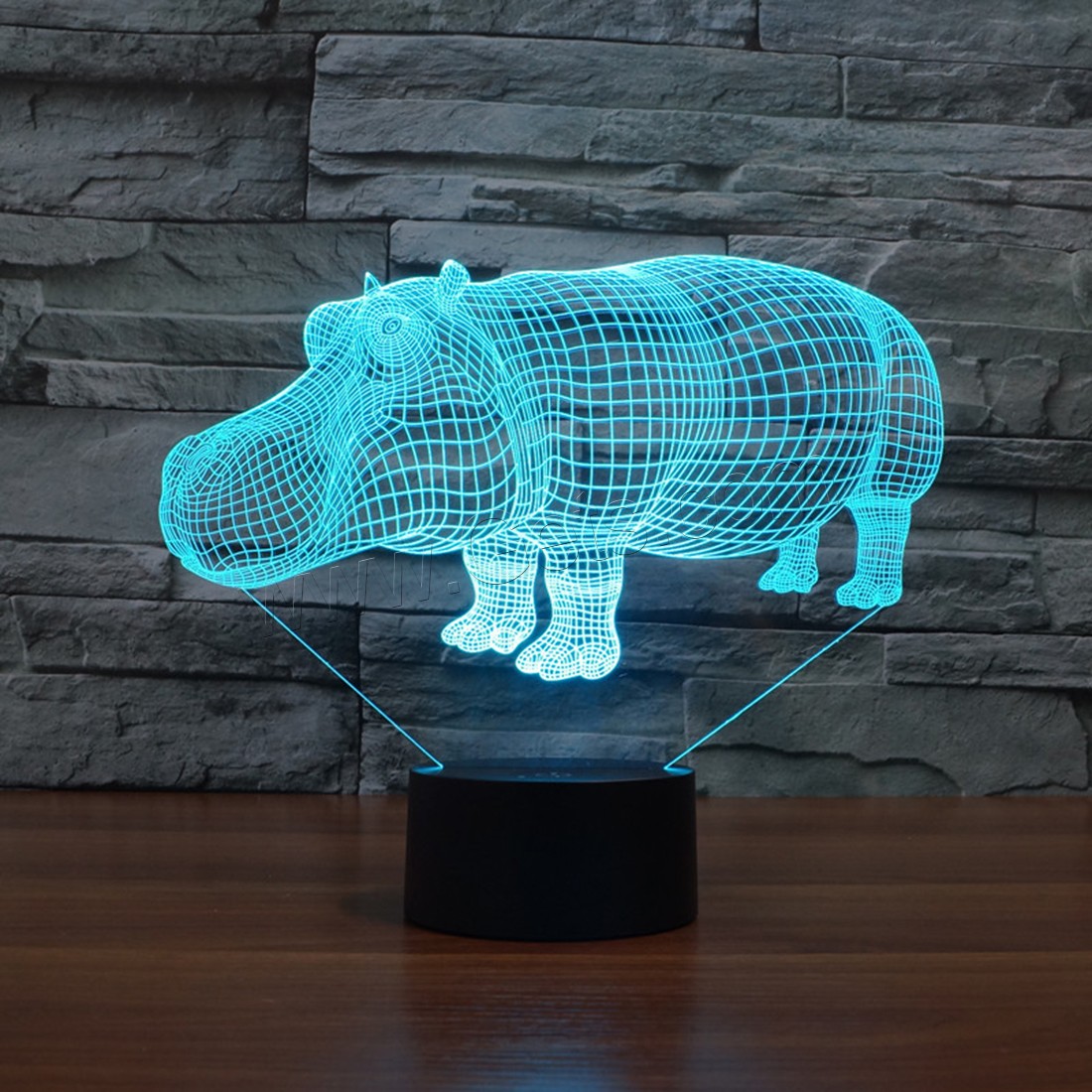 Acrylic Night Light, with ABS Plastic, Animal, Different Shape for Choice & with USB interface & with LED light & change color automaticly & different styles for choice, Sold By PC