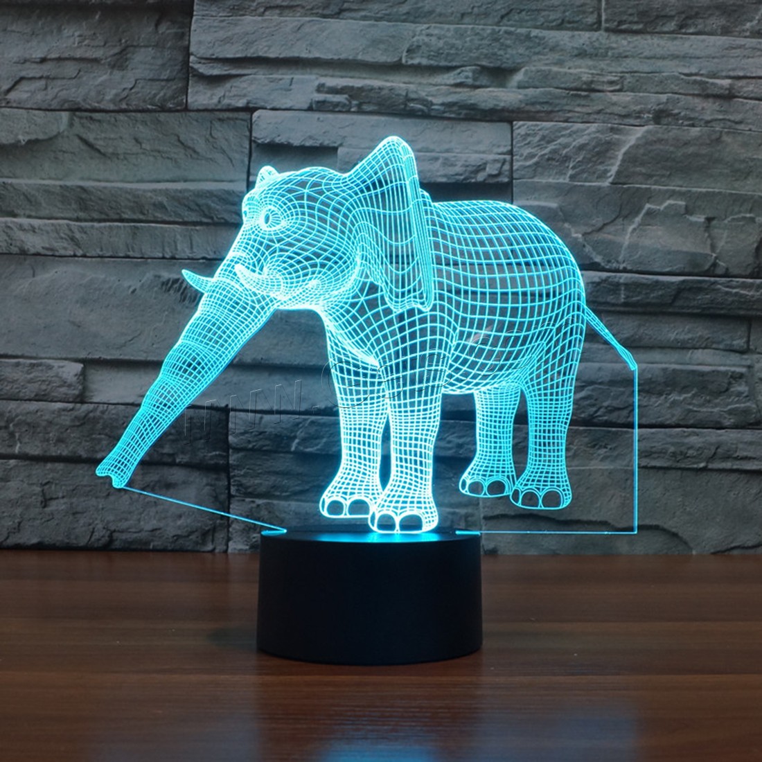 Acrylic Night Light, with ABS Plastic, Animal, Different Shape for Choice & with USB interface & with LED light & change color automaticly & different styles for choice, Sold By PC