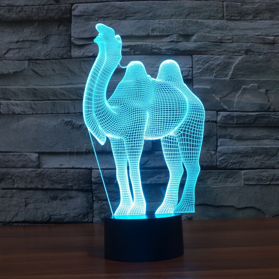 Acrylic Night Light, with ABS Plastic, Animal, Different Shape for Choice & with USB interface & with LED light & change color automaticly & different styles for choice, Sold By PC