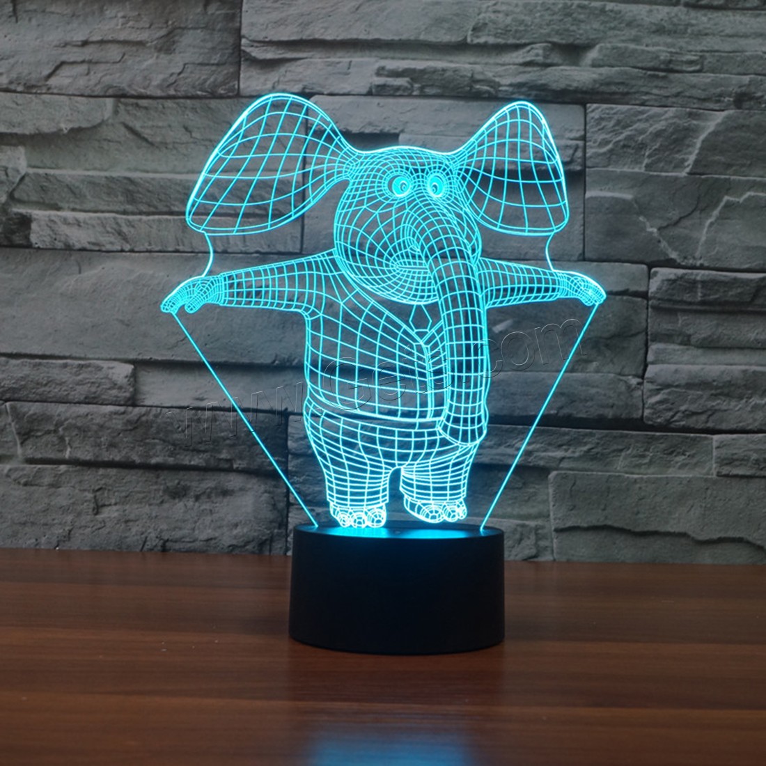 Acrylic Night Light, with ABS Plastic, Animal, Different Shape for Choice & with USB interface & with LED light & change color automaticly & different styles for choice, Sold By PC