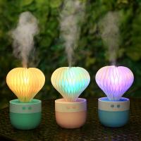 plastique ABS Humidificateur aromathérapie, avec la lumière led, plus de couleurs à choisir Vendu par PC