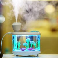 plastique ABS Humidificateur aromathérapie, avec silicone, avec la lumière led, plus de couleurs à choisir Vendu par PC