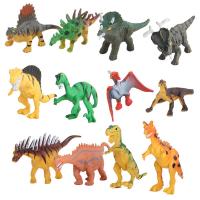 Kinder Spielzeuge, ABS Kunststoff, Dinosaurier, 12PCs/setzen, verkauft von setzen