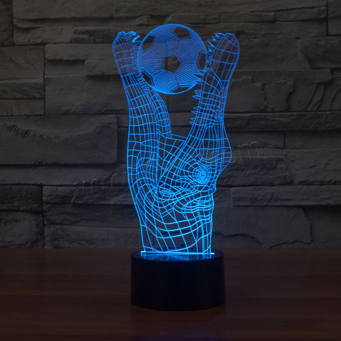 Acrylic Night Light, with ABS Plastic, Different Shape for Choice & with USB interface & with LED light & change color automaticly & different styles for choice, Sold By PC