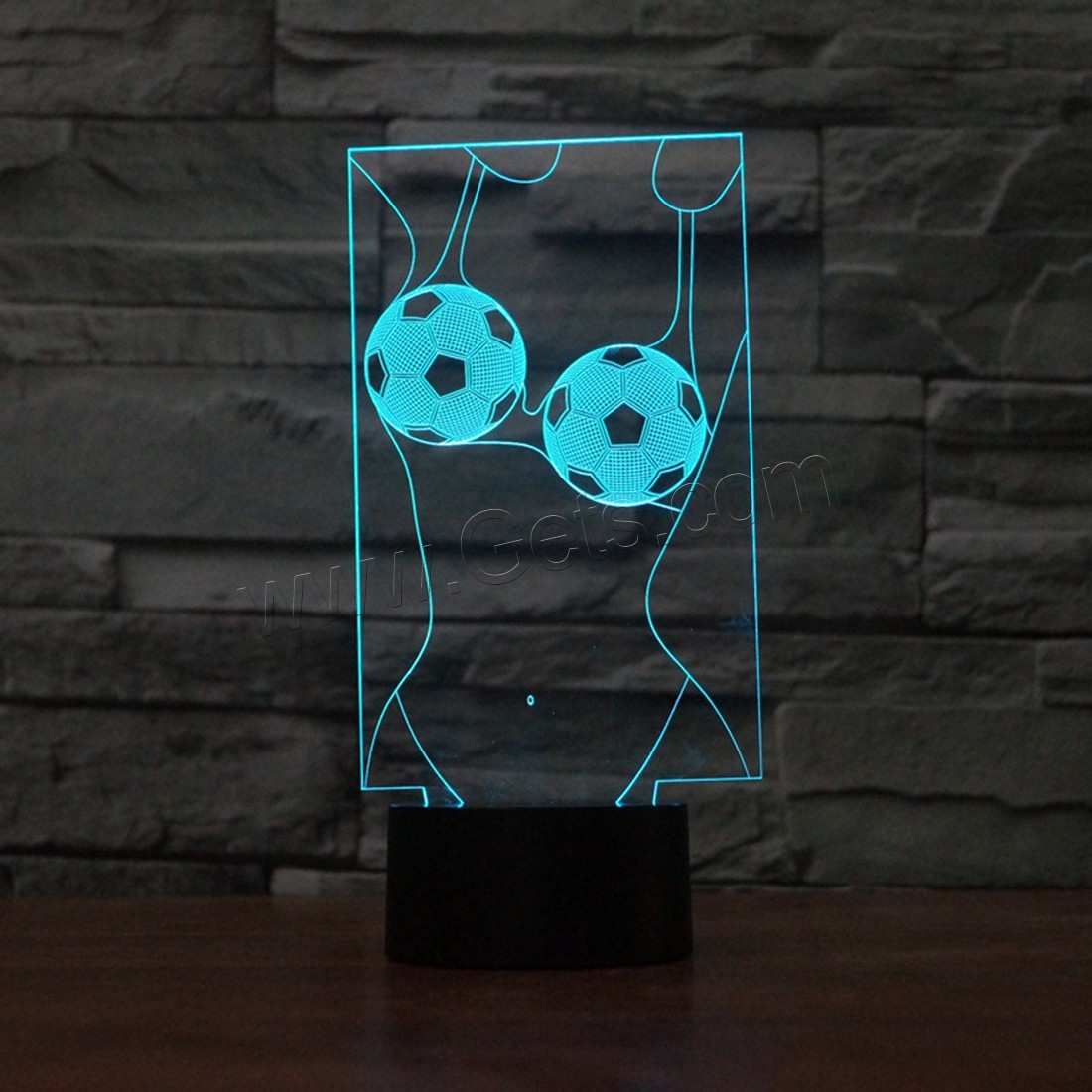 Acrylic Night Light, with ABS Plastic, Different Shape for Choice & with USB interface & with LED light & change color automaticly & different styles for choice, Sold By PC