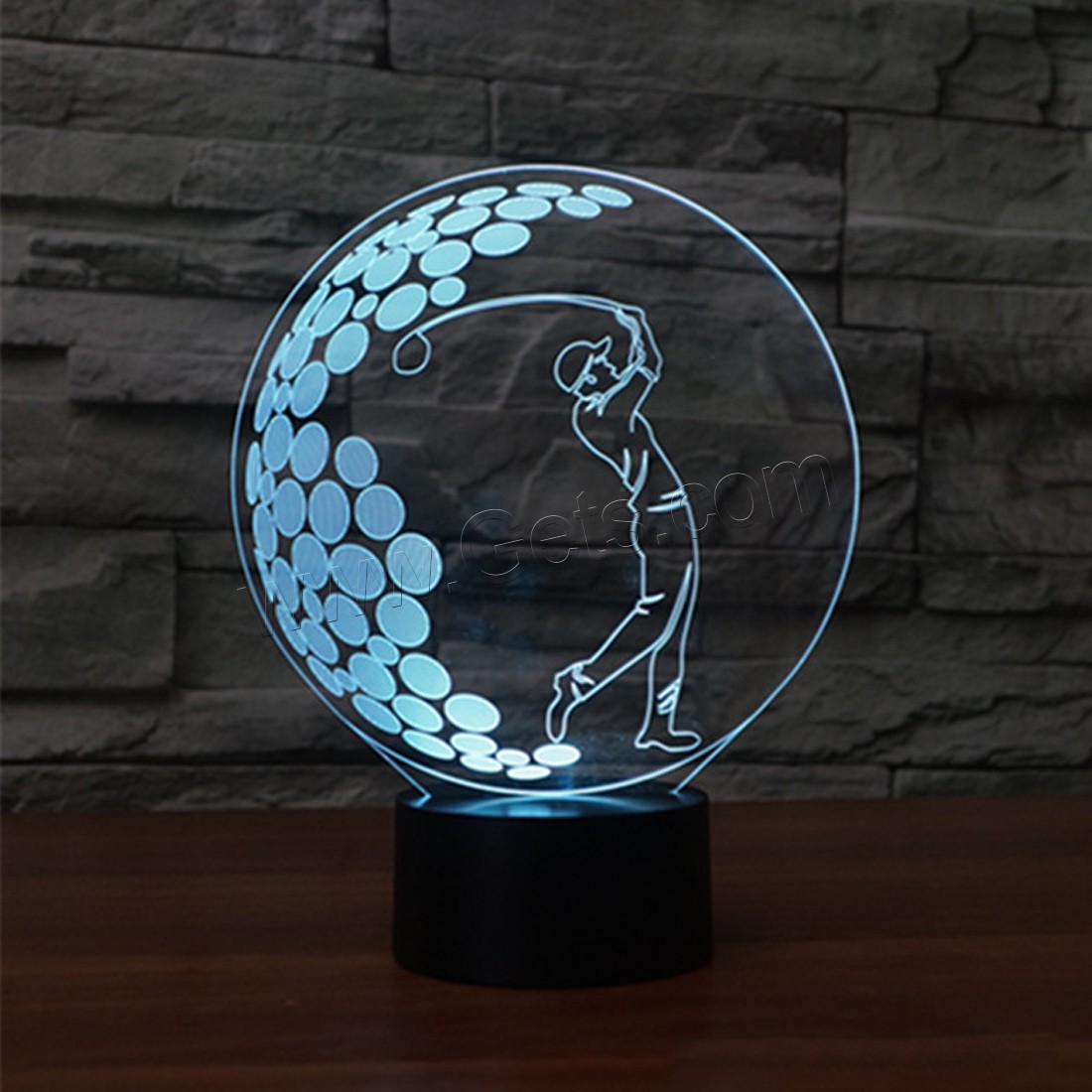 Acrylic Night Light, with ABS Plastic, Different Shape for Choice & with USB interface & with LED light & change color automaticly & different styles for choice, Sold By PC