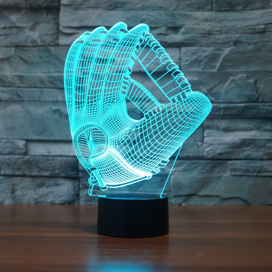 Acrylic Night Light, with ABS Plastic, Different Shape for Choice & with USB interface & with LED light & change color automaticly & different styles for choice, Sold By PC