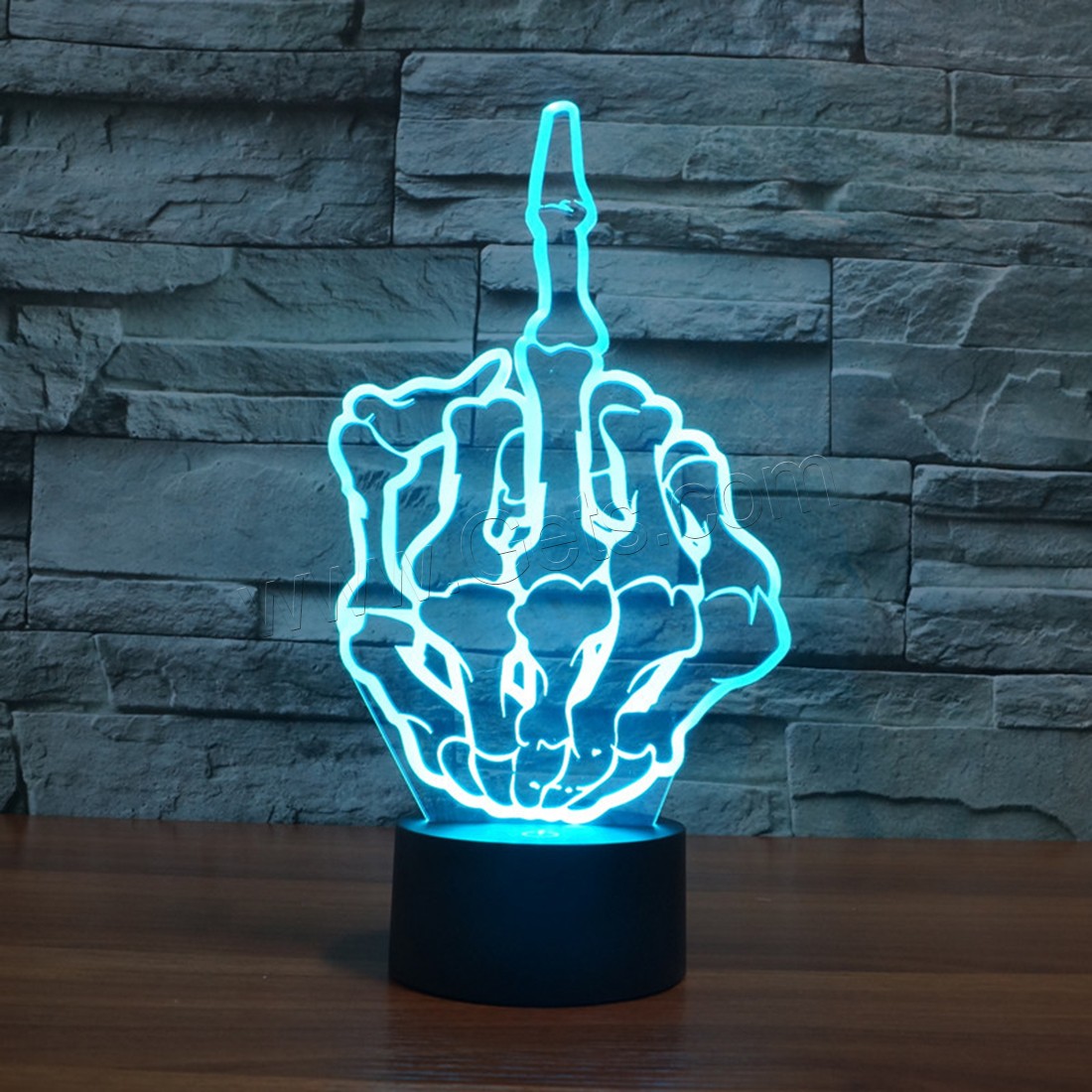 Acrylic Night Light, with ABS Plastic, Different Shape for Choice & with USB interface & with LED light & change color automaticly & different styles for choice, Sold By PC