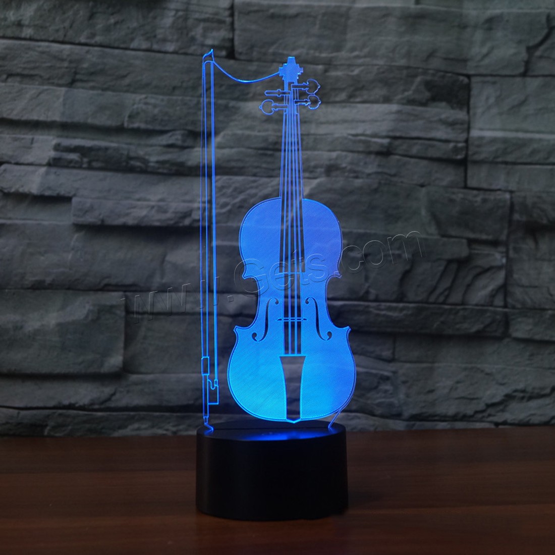 Acrylic Night Light, with ABS Plastic, Different Shape for Choice & with USB interface & with LED light & change color automaticly & different styles for choice, Sold By PC