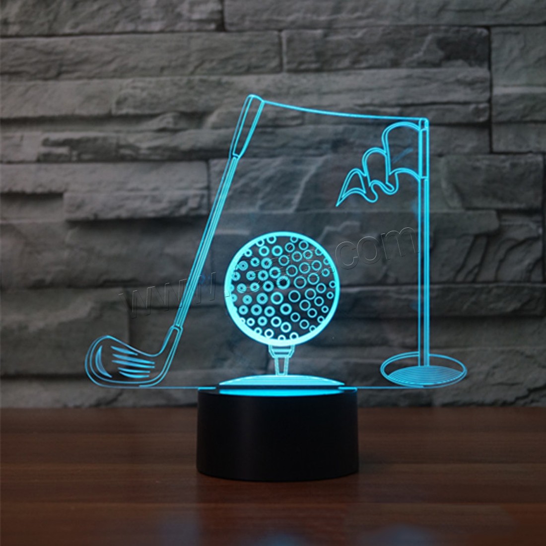 Acrylic Night Light, with ABS Plastic, Different Shape for Choice & with USB interface & with LED light & change color automaticly & different styles for choice, Sold By PC