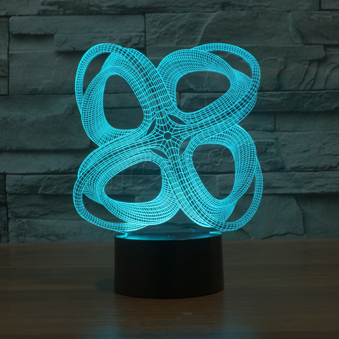 Acrylic Night Light, with ABS Plastic, Different Shape for Choice & with USB interface & with LED light & change color automaticly & different styles for choice, Sold By PC