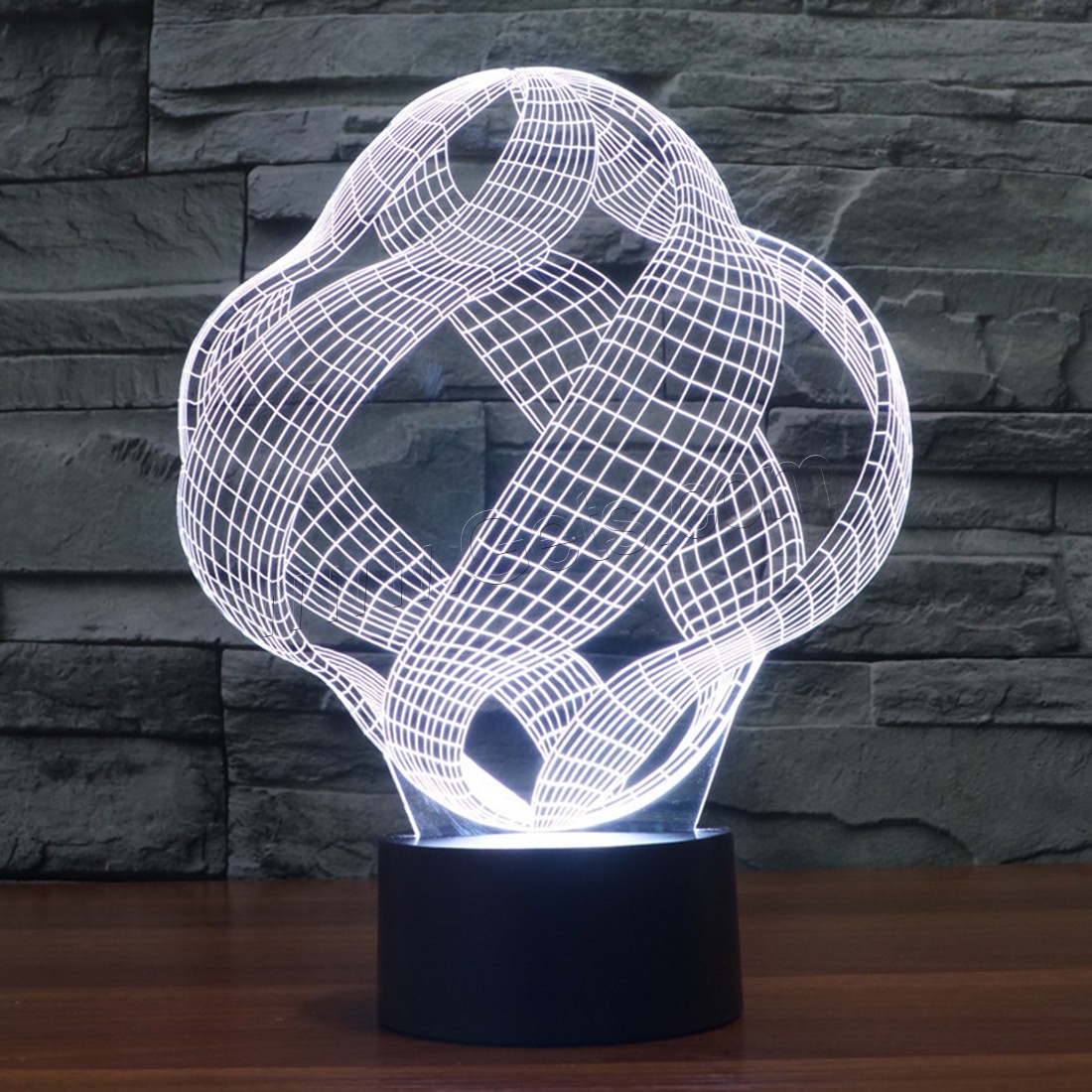 Acrylic Night Light, with ABS Plastic, Different Shape for Choice & with USB interface & with LED light & change color automaticly & different styles for choice, Sold By PC