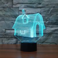 Acrylic Night Light, with ABS Plastic & with USB interface & with LED light & change color automaticly 