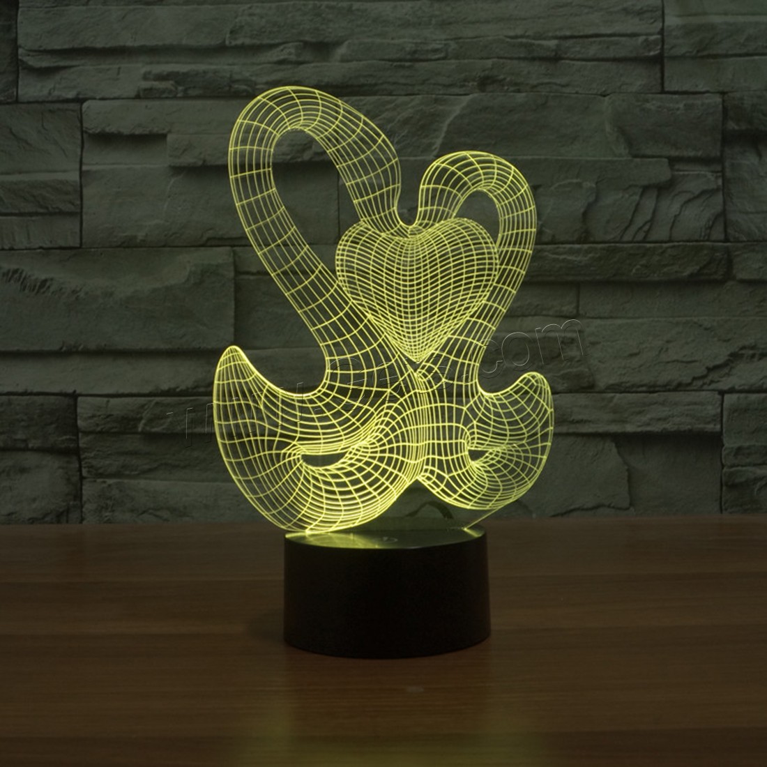 Acrylic Night Light, with ABS Plastic, Different Shape for Choice & with USB interface & with LED light & change color automaticly & different styles for choice, Sold By PC