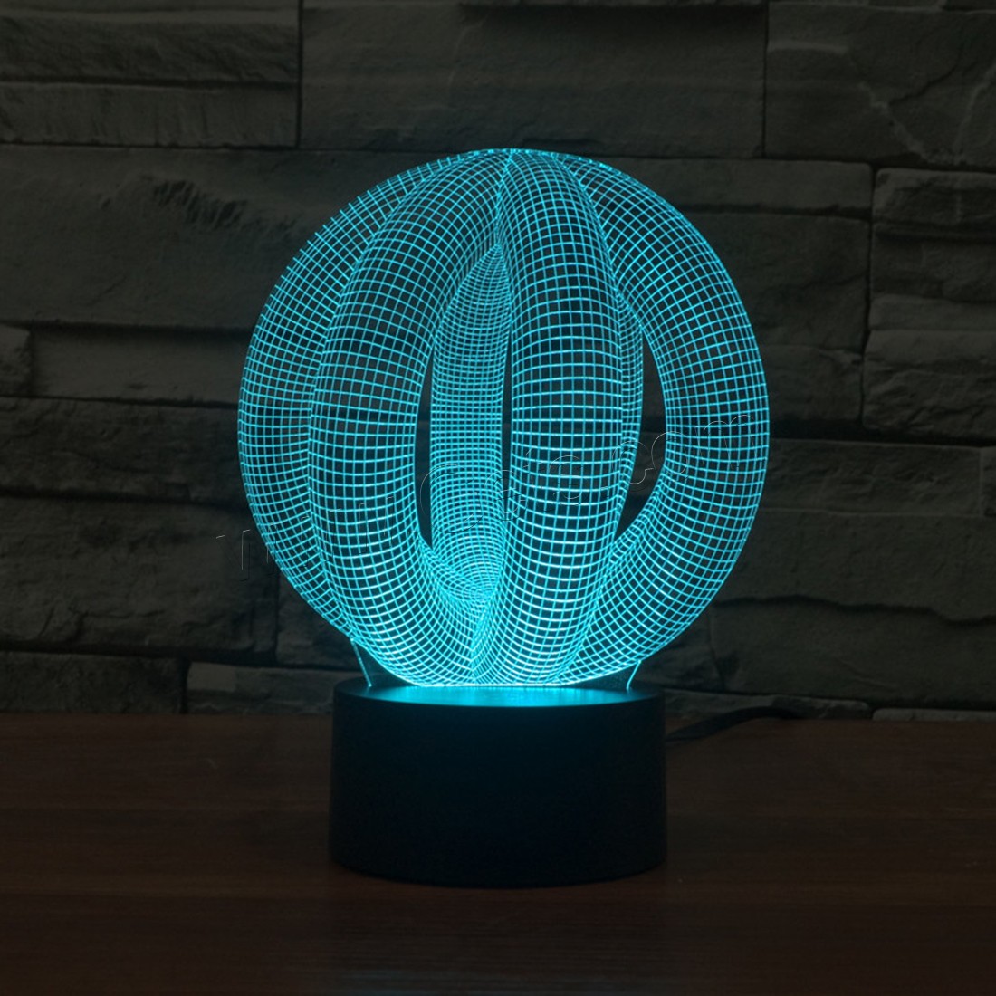 Acrylic Night Light, with ABS Plastic, Different Shape for Choice & with USB interface & with LED light & change color automaticly & different styles for choice, Sold By PC