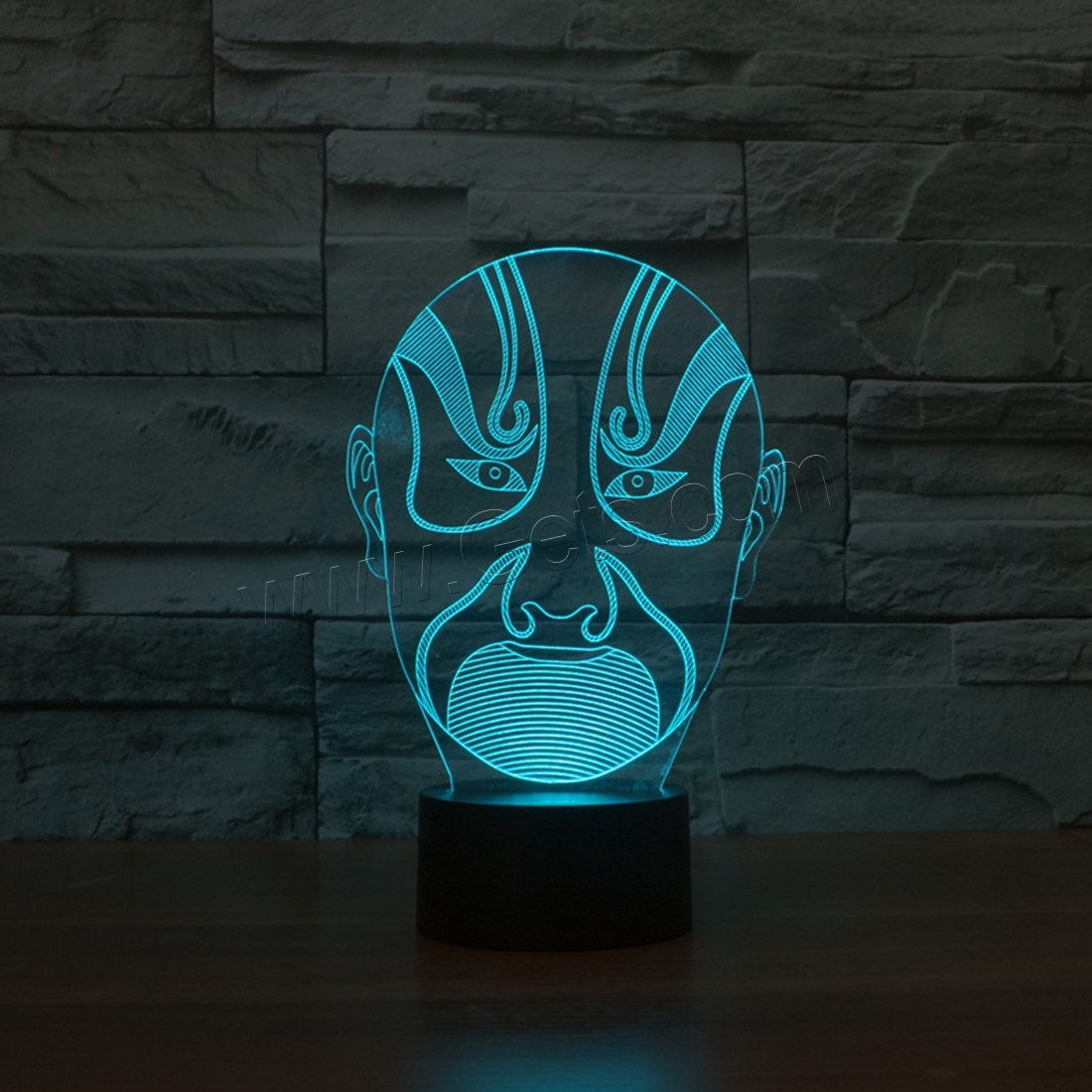 Acrylic Night Light, with ABS Plastic, Different Shape for Choice & with USB interface & with LED light & change color automaticly & different styles for choice, Sold By PC