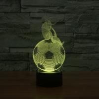 LED Colorful Night Lamp, Acrylic, with ABS Plastic & with USB interface & with LED light & change color automaticly 