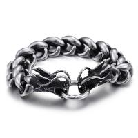 Acier titane bracelet, dragon, pour homme & noircir, 17mm .5 pouce, Vendu par brin