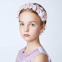 Spun Silk Headband, Flower, for children, lead & cadmium free 