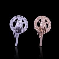 Zinc Alloy Cufflinks, Hand, plated, Unisex lead & cadmium free 