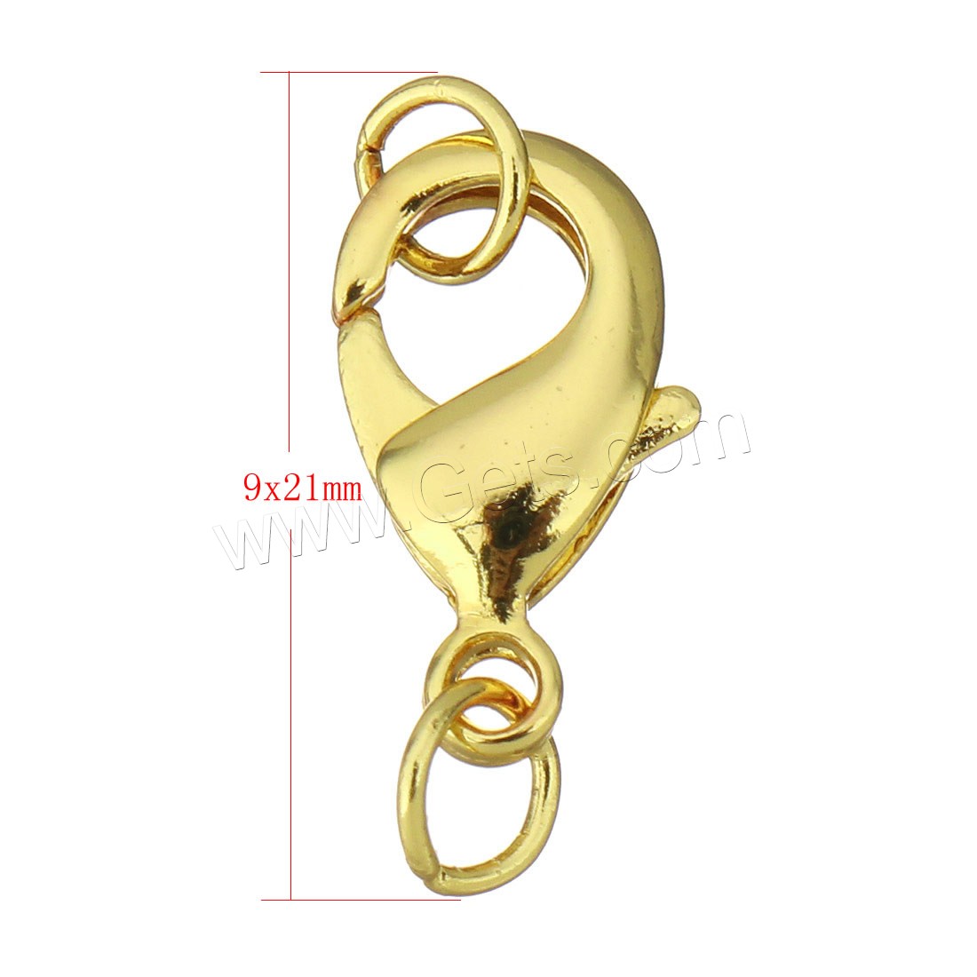 Brass Lobster Claw Clasp, plated, with connector bar & different size for choice, more colors for choice, Sold By Set