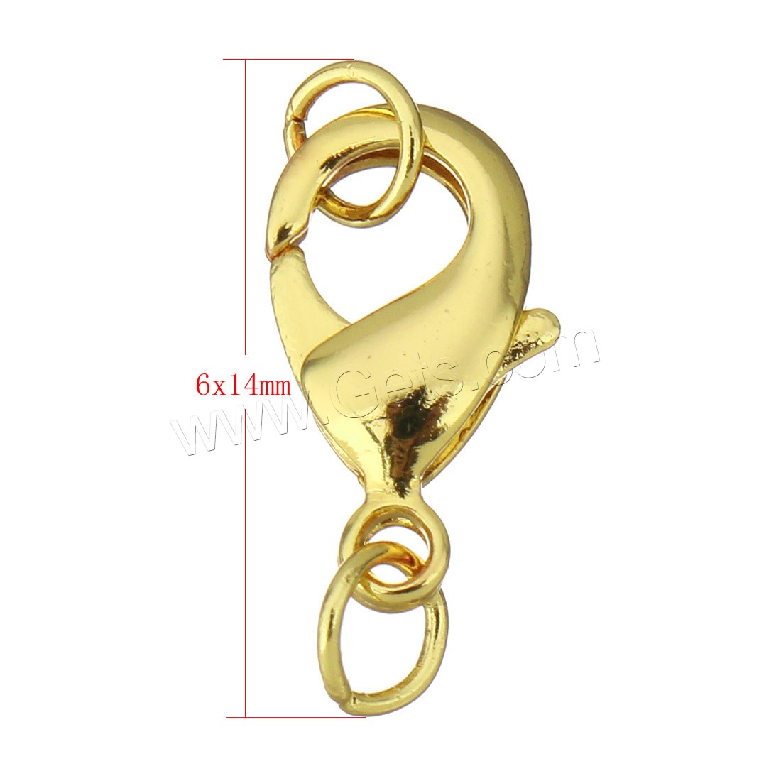 Brass Lobster Claw Clasp, plated, with connector bar & different size for choice, more colors for choice, Sold By Set