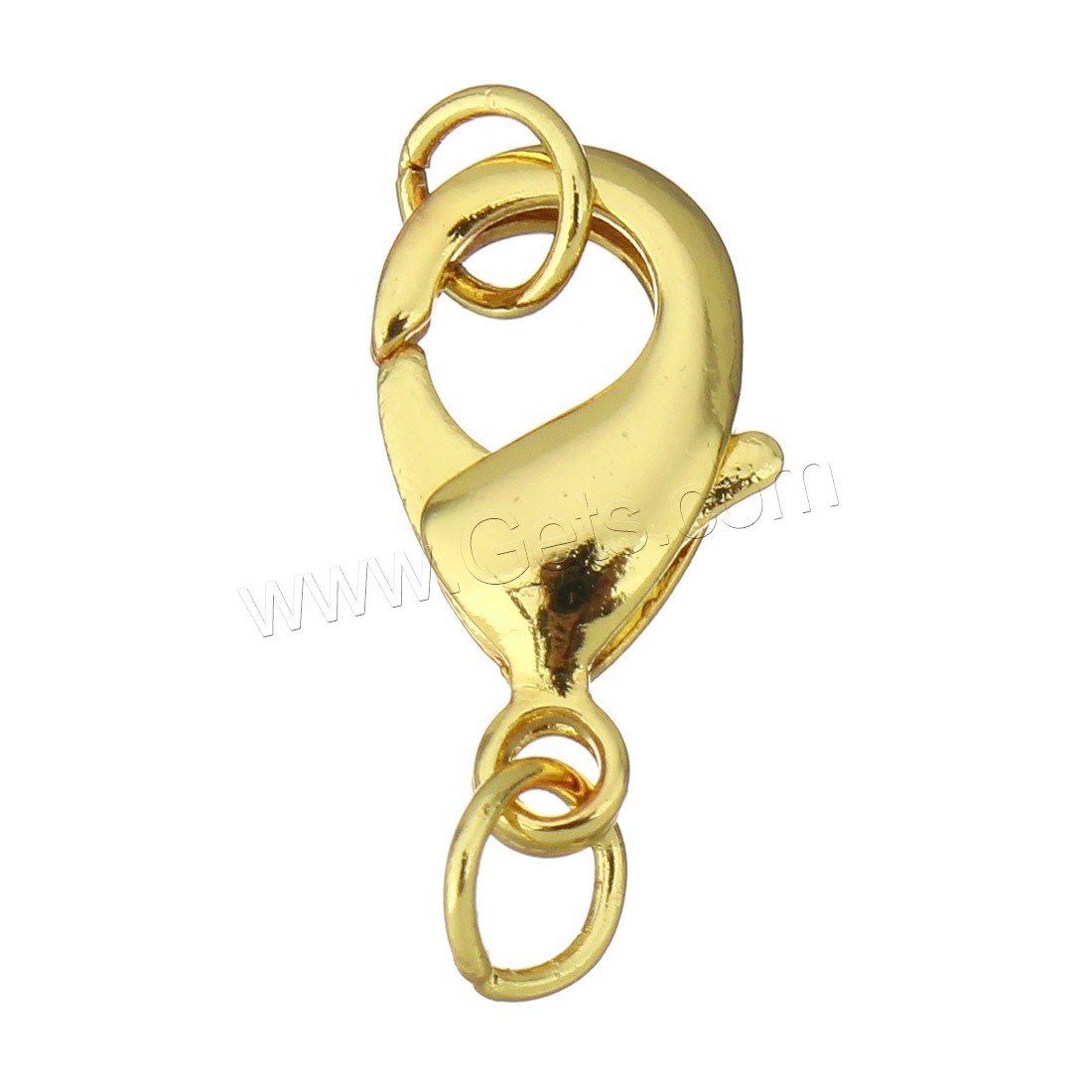 Brass Lobster Claw Clasp, plated, with connector bar & different size for choice, more colors for choice, Sold By Set