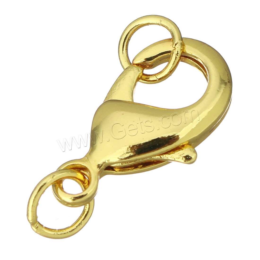 Brass Lobster Claw Clasp, plated, with connector bar & different size for choice, more colors for choice, Sold By Set