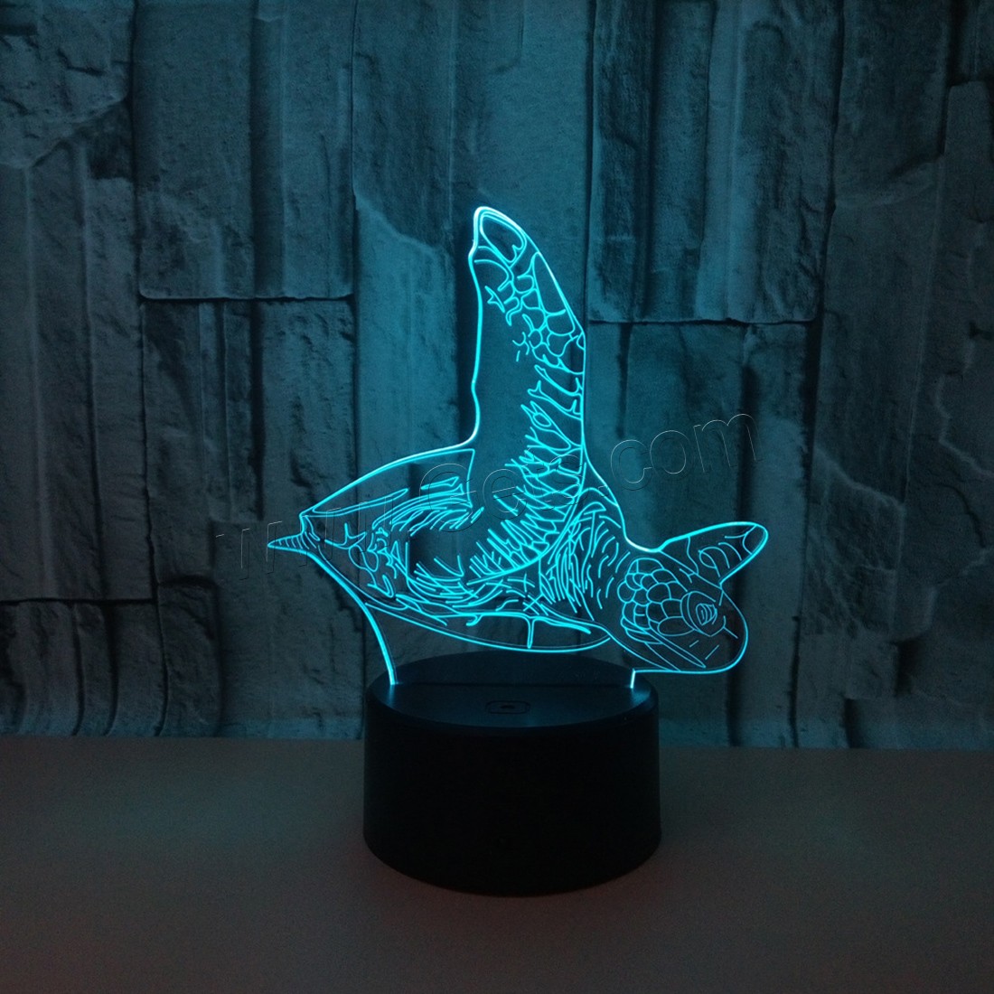 LED Colorful Night Lamp, Acrylic, with ABS Plastic, Different Shape for Choice & with USB interface & with LED light & change color automaticly & different styles for choice, Sold By PC