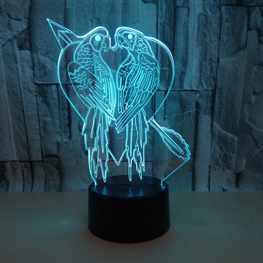 LED Colorful Night Lamp, Acrylic, with ABS Plastic, Different Shape for Choice & with USB interface & with LED light & change color automaticly & different styles for choice, Sold By PC