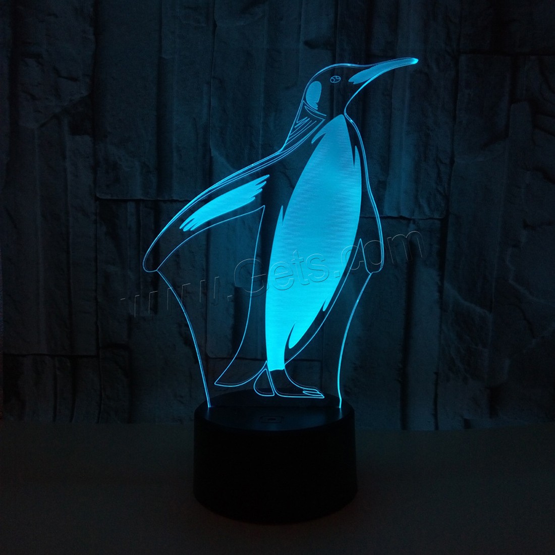 LED Colorful Night Lamp, Acrylic, with ABS Plastic, Different Shape for Choice & with USB interface & with LED light & change color automaticly & different styles for choice, Sold By PC