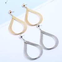 Zinc Alloy Drop Earring, stainless steel post pin, plated, for woman lead & cadmium free 