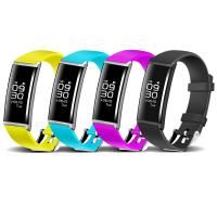 Intelligente Sport Armband, Silikon, mit Kunststoff & Edelstahl, Lebenswasserbeständig & Herzfrequenzmessung & Anrufanzeige & pedometer 3D & unisex & einstellbar & LED, keine, Länge:ca. 9.5 ZollInch, verkauft von PC