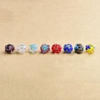 Perles murano faites à la main , chalumeau, fait à la main, mélangé, 18mm Environ 2mm, Vendu par PC