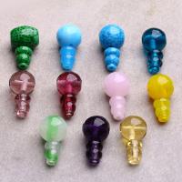 3 Holes Guru Beads, Lampwork, handmade, mixed, 13-15mm Approx 2mm 