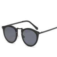 Fashion Sunglasses, Zinc Alloy, with PC plastic lens, plated, anti ultraviolet & Unisex lead & cadmium free 