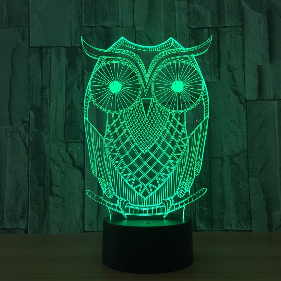 LED Colorful Night Lamp, Acrylic, with ABS Plastic, Different Shape for Choice & with USB interface & with LED light & change color automaticly & different styles for choice, 640x350x470mm, Sold By PC