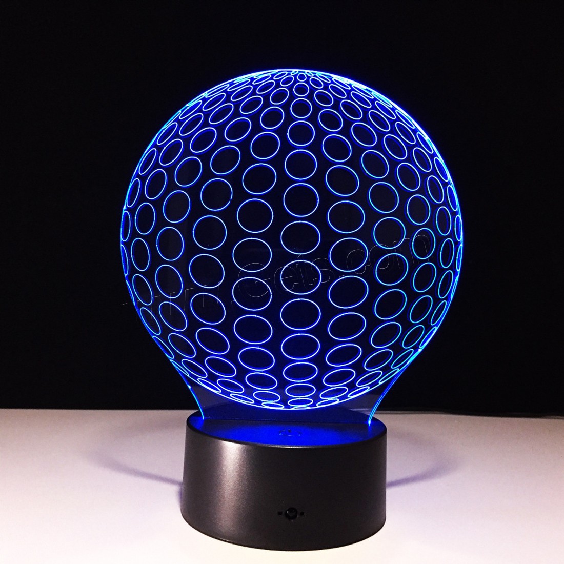 LED Colorful Night Lamp, Acrylic, with ABS Plastic, Different Shape for Choice & with USB interface & with LED light & change color automaticly & different styles for choice, 640x350x470mm, Sold By PC